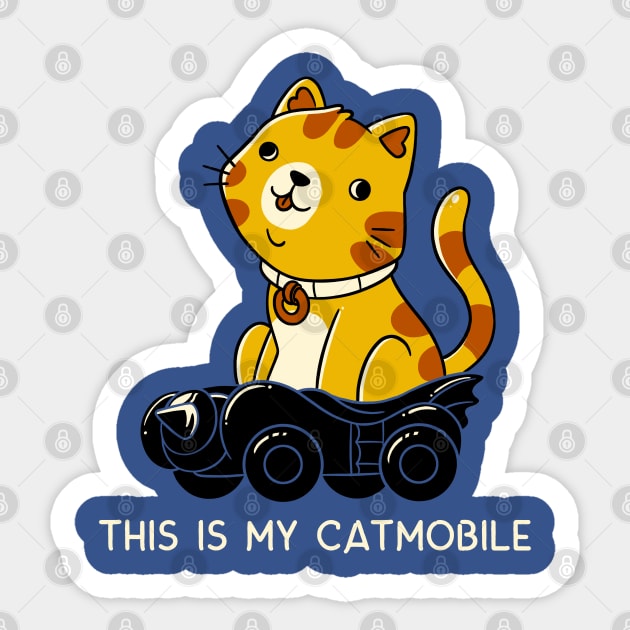 Catmobile Sticker by eduely